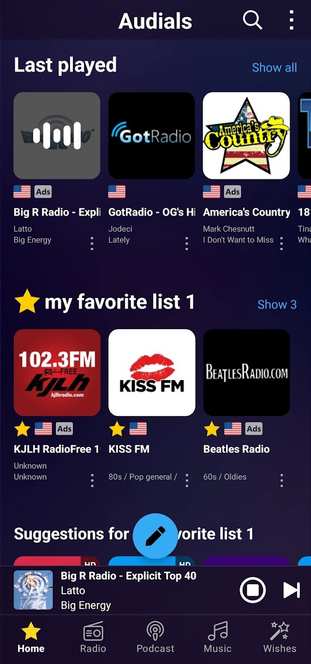 Audials Play: Radio & Podcasts Resimleri