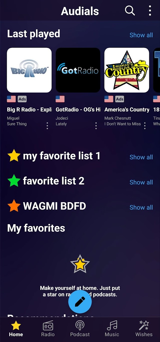 Audials Play: Radio & Podcasts Resimleri