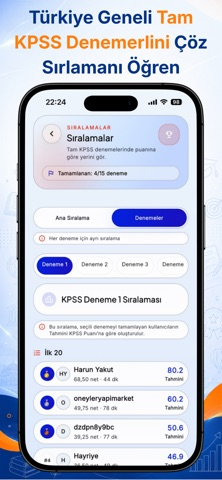 Cepte KPSS: Gerçek Deneme Resimleri