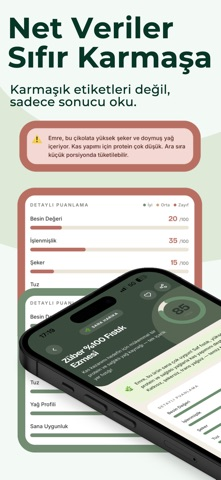 NeYedin - AI Gıda Analizi Resimleri