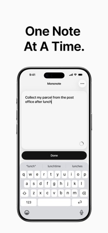 Mononote: One Note Resimleri