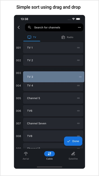 TV Channel Editor for BRAVIA Resimleri