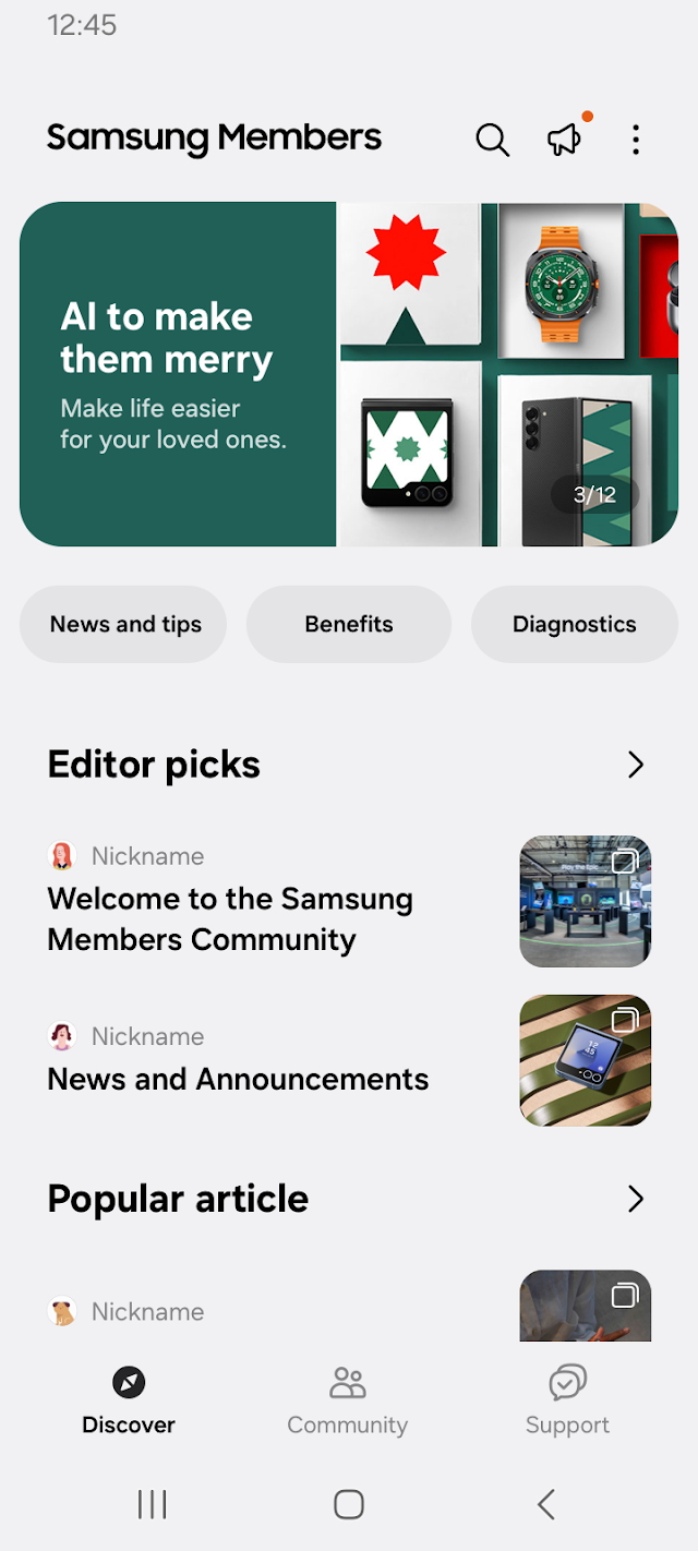 Samsung Members Resimleri