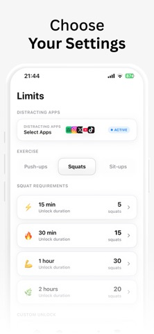 PushUp Time: App Blocker Resimleri