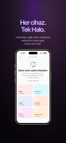 HaloScape - Kişisel Sağlık OS Resimleri
