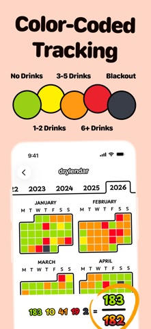 Drylendar: Drinking Calendar Resimleri