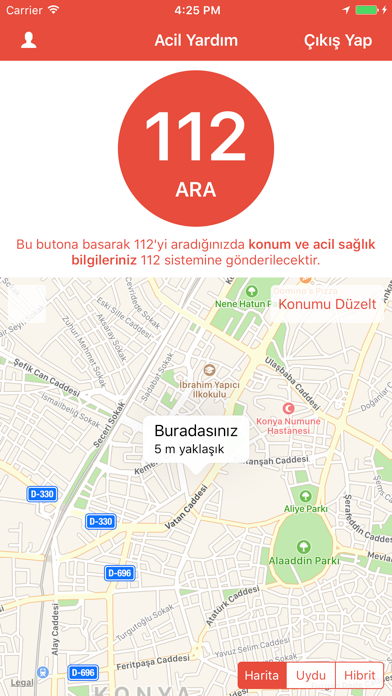 112 Acil Yardım Butonu Resimleri