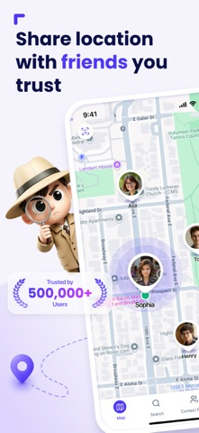 SnapLo: Location Sharing Resimleri
