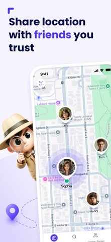 SnapLo: Location Sharing Resimleri