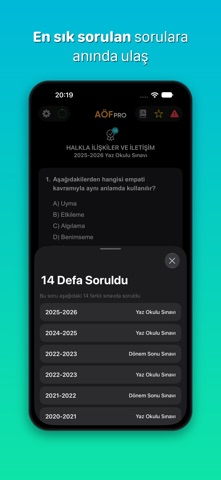 AÖF Pro - Çıkmış Sorular Plus Resimleri