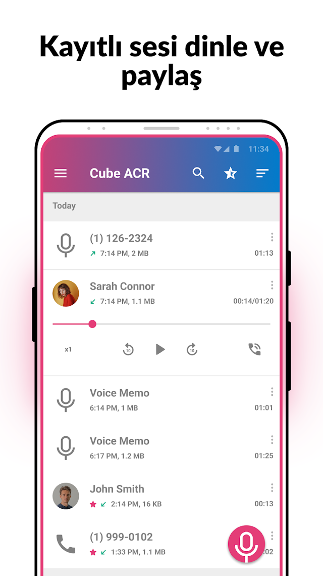 Arama Kaydedici - Cube ACR Resimleri