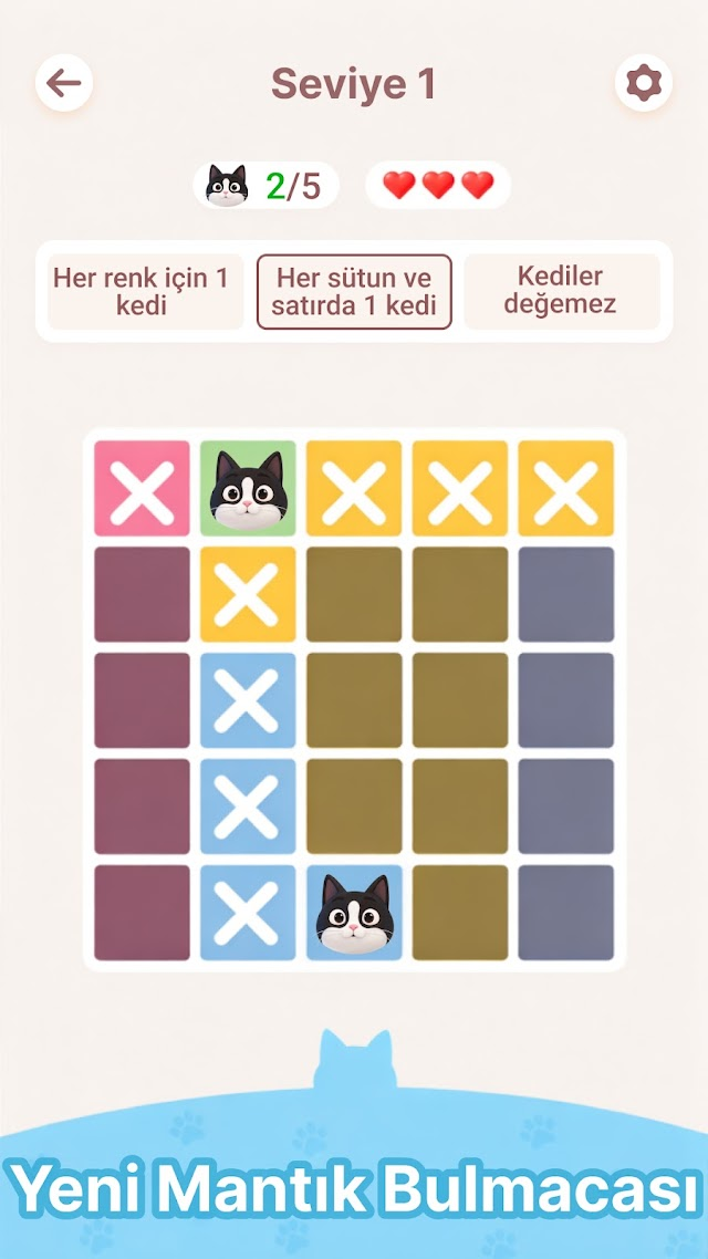 Meowdoku: Zeka Bulmaca Resimleri