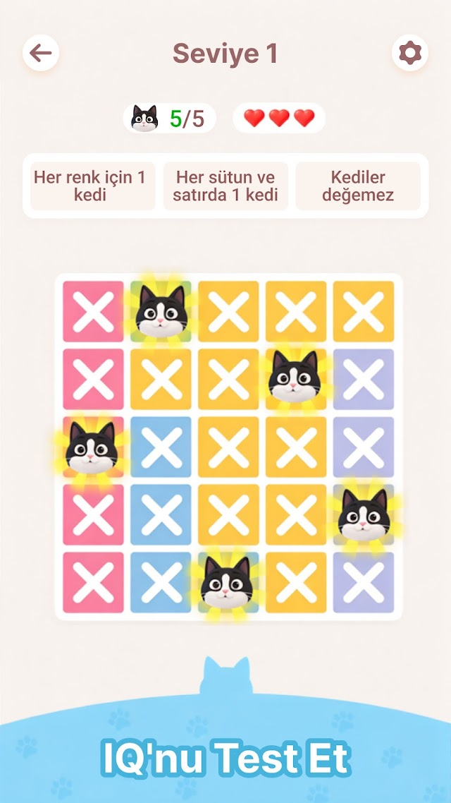 Meowdoku: Zeka Bulmaca Resimleri