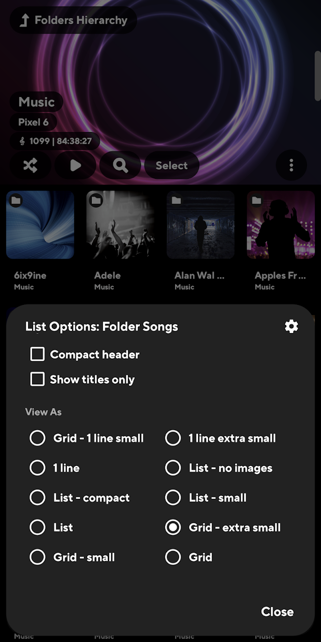 Poweramp Resimleri