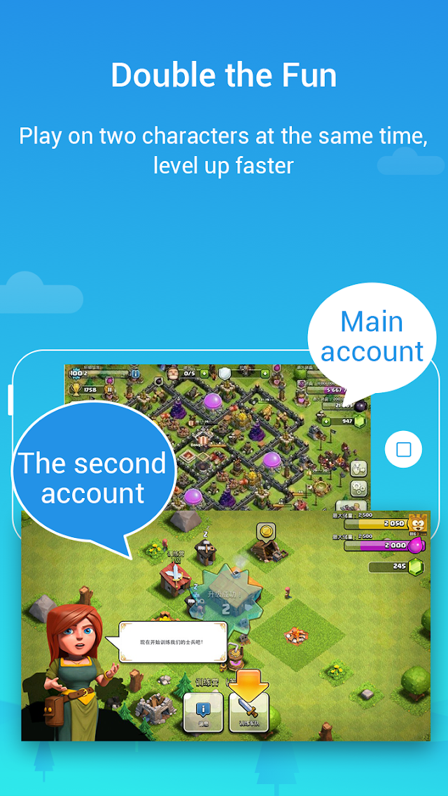 Parallel Space Pro - app clone Resimleri
