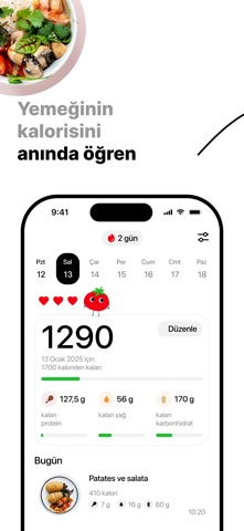 Calorie Counter: TrackAI Resimleri