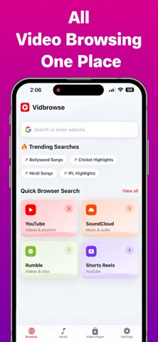 VidBrowse - All Video Player Resimleri