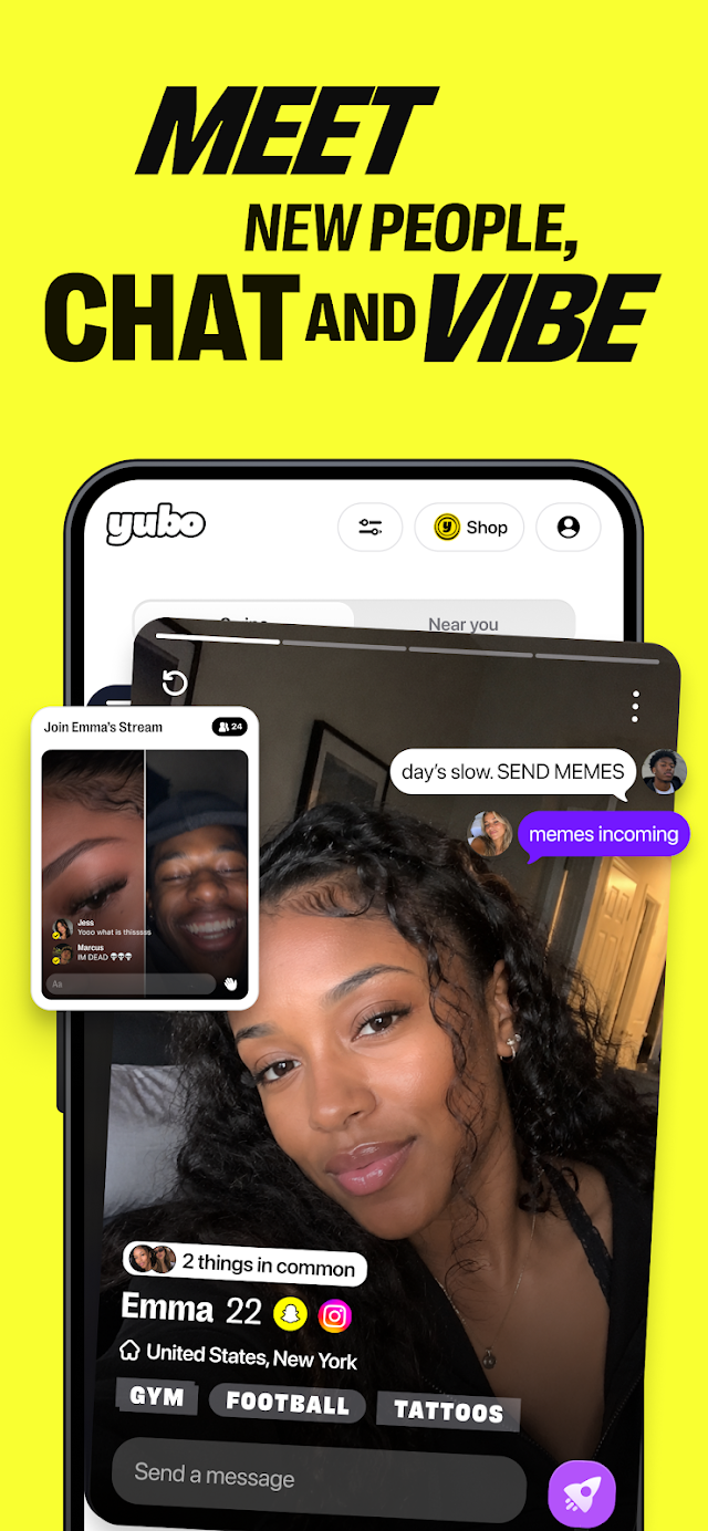 Yubo: Make friends & chat now Resimleri