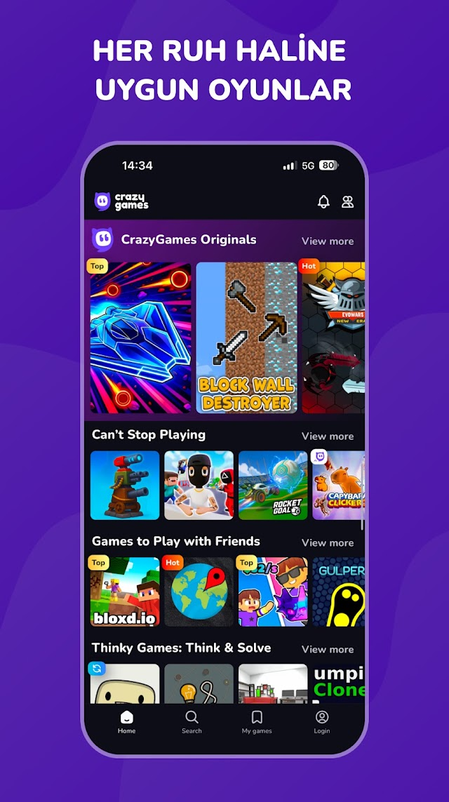 CrazyGames: 2500+ Oyun Resimleri