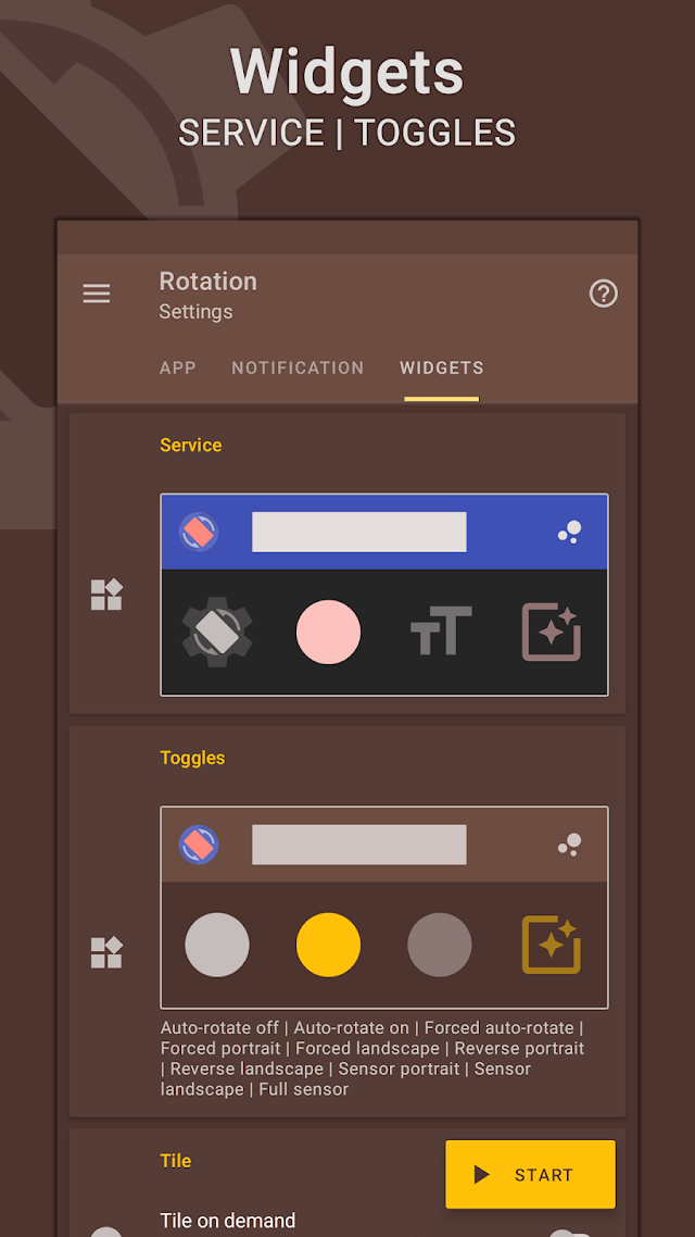 Rotation: Yönelim Yöneticisi Resimleri