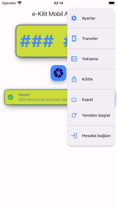 e-Kilit Mobil Anahtar Resimleri