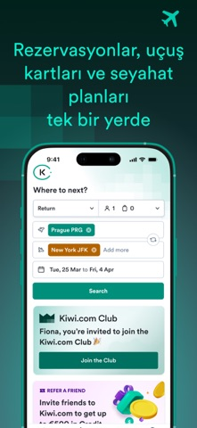 Kiwi.com - Ucuz Uçak Bileti Resimleri