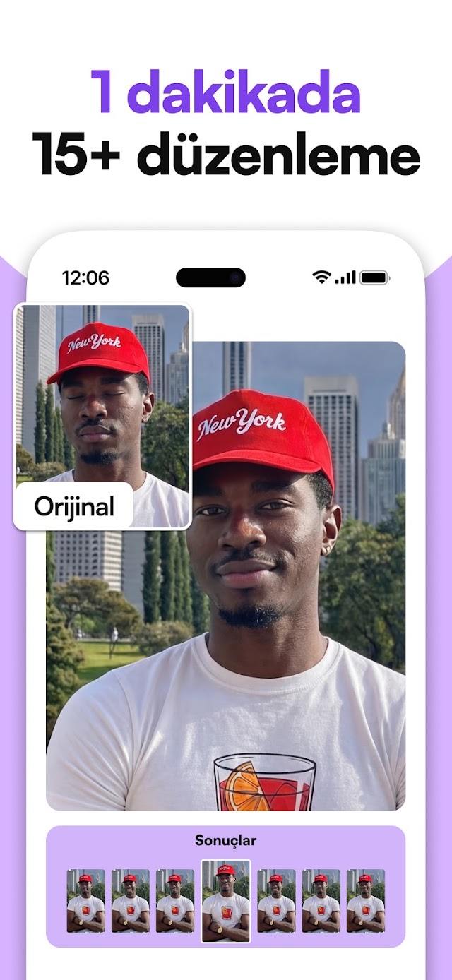 Retake - AI Fotoğraf Editörü Resimleri