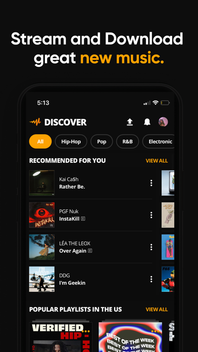 Audiomack - Play Music Offline Resimleri