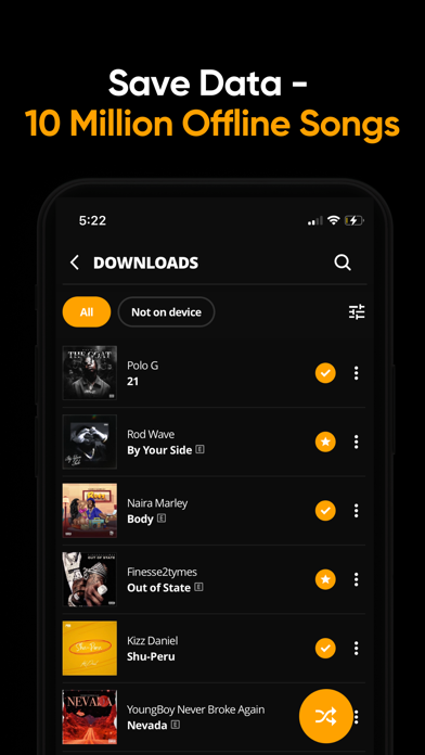 Audiomack - Play Music Offline Resimleri
