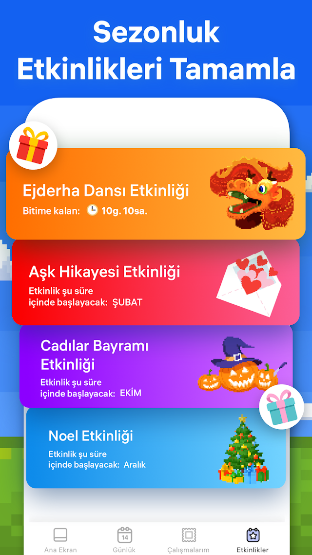 Pixel Art - Boyama Oyunları Resimleri