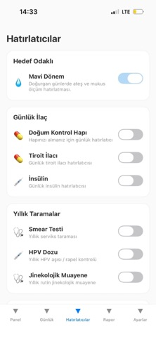 Adet Takvimi - Period Tracker Resimleri