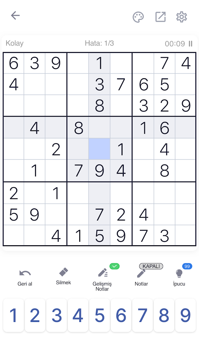 Sudoku Klasik Yapboz Oyunları Resimleri