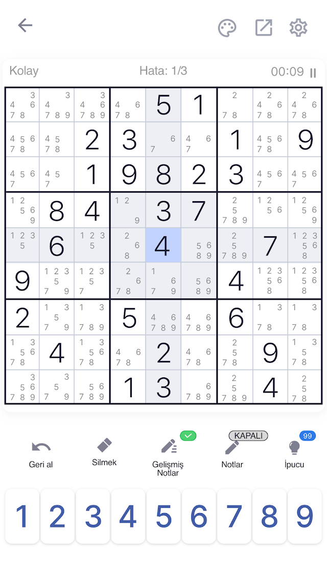 Sudoku Klasik Yapboz Oyunları Resimleri