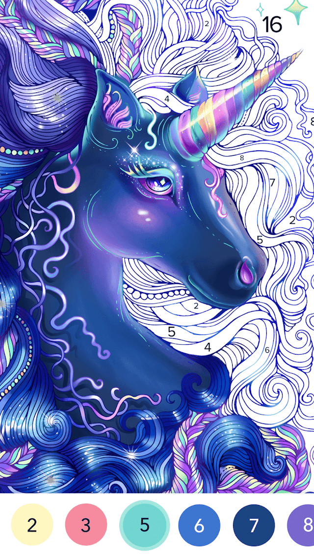 Colorscapes® - Color by Number Resimleri