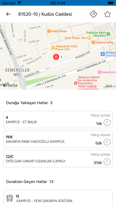 Sakarya Ulaşım-Sakus Resimleri