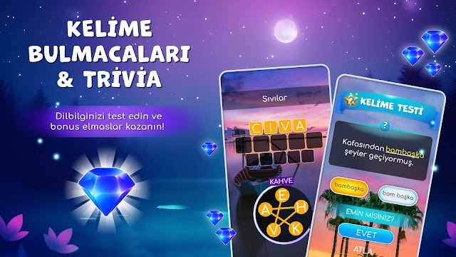 Sakinleştiren Kelime Bulmaca Resimleri