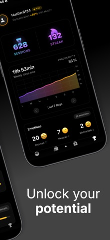 Hustly: Focus Timer Resimleri