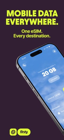 Firsty: Sınırsız Küresel eSIM Resimleri