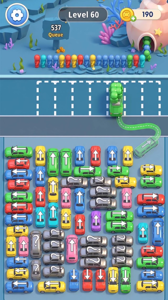 Car Jam Solver: Otobüs Oyunu Resimleri