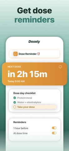 GLP-1 Tracker: Dosely Resimleri
