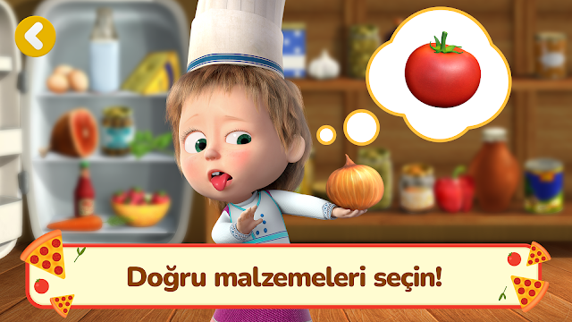 Maşa ile Koca Ayı: Yemek Oyunu Resimleri
