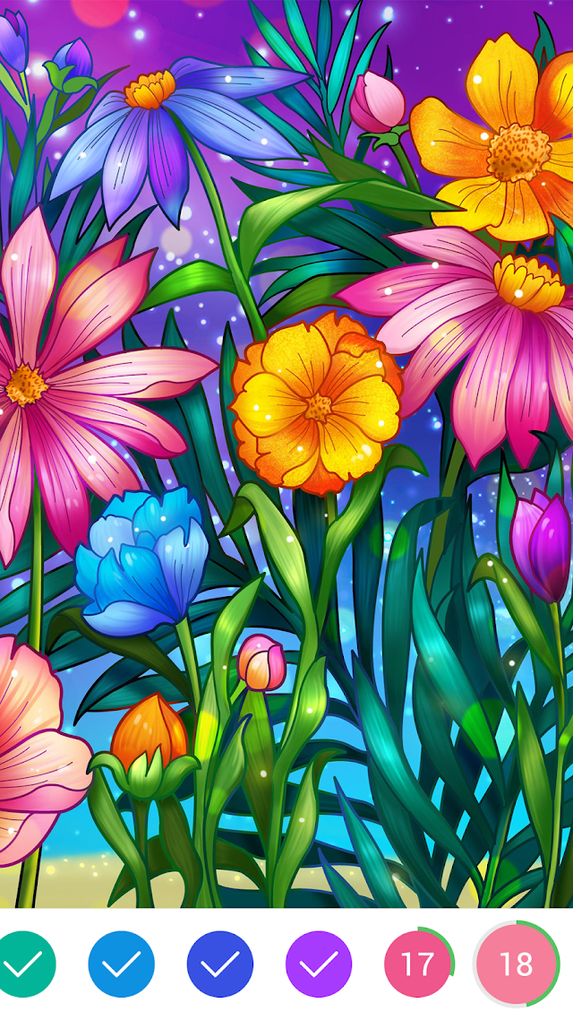 Coloring Book: Color by Number Resimleri