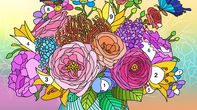 Coloring Book: Color by Number Resimleri