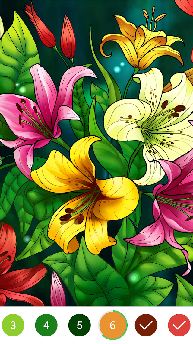 Coloring Book: Color by Number Resimleri