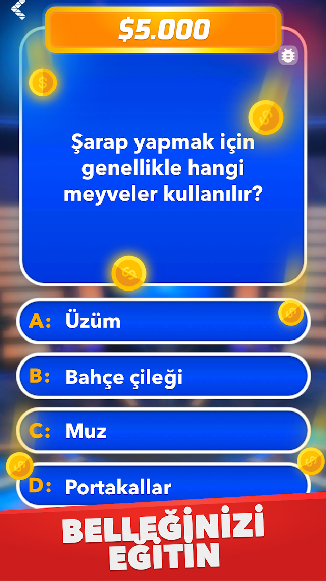 Milyoner - T�rk�e Test Oyunu Resimleri