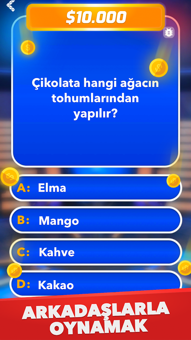 Milyoner - T�rk�e Test Oyunu Resimleri