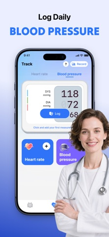 BP Log: Blood Pressure Track Resimleri