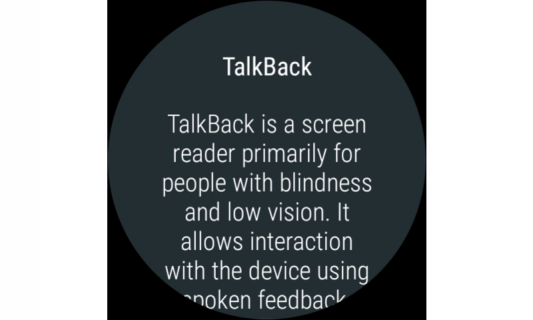 Google TalkBack Resimleri