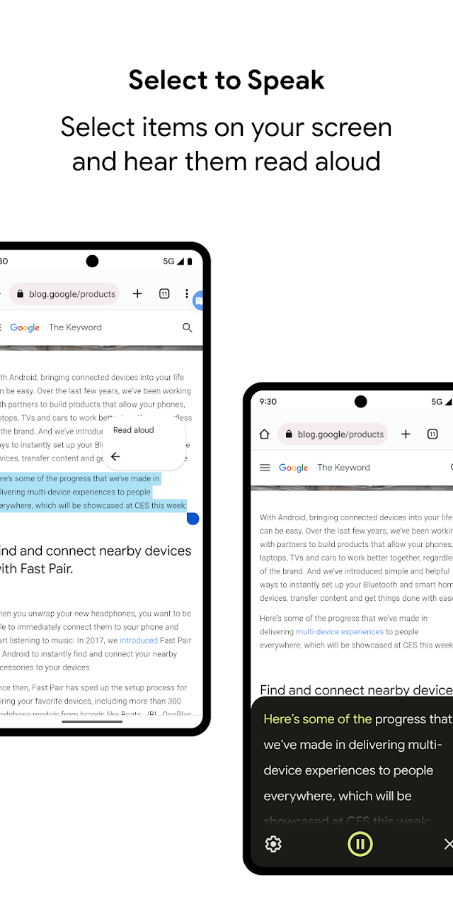 Android Erişilebilirlik Seti Resimleri