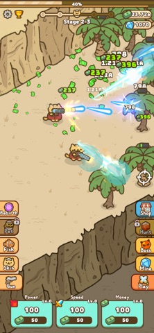 Idle Cat Gunner: Shooter RPG Resimleri